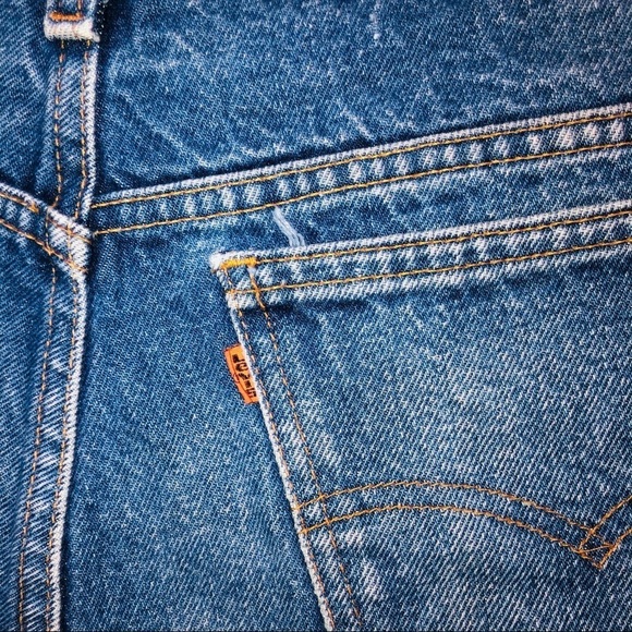 Vintage Levi’s High Rise Distressed Denim Shorts - Picture 13 of 13